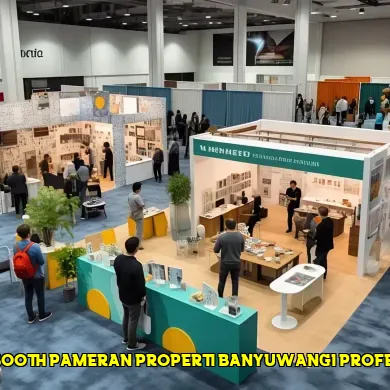stand booth pameran properti banyuwangi profesional